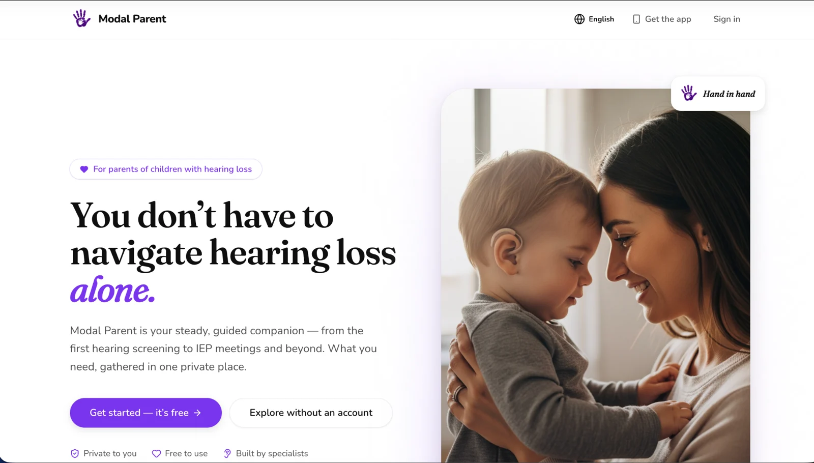 Modal Parent screenshot