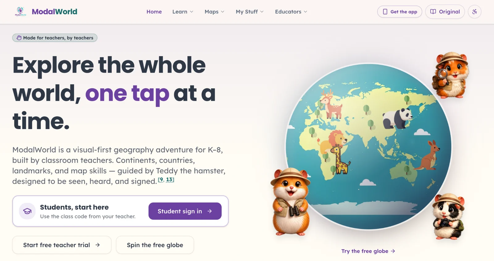 ModalWorld screenshot